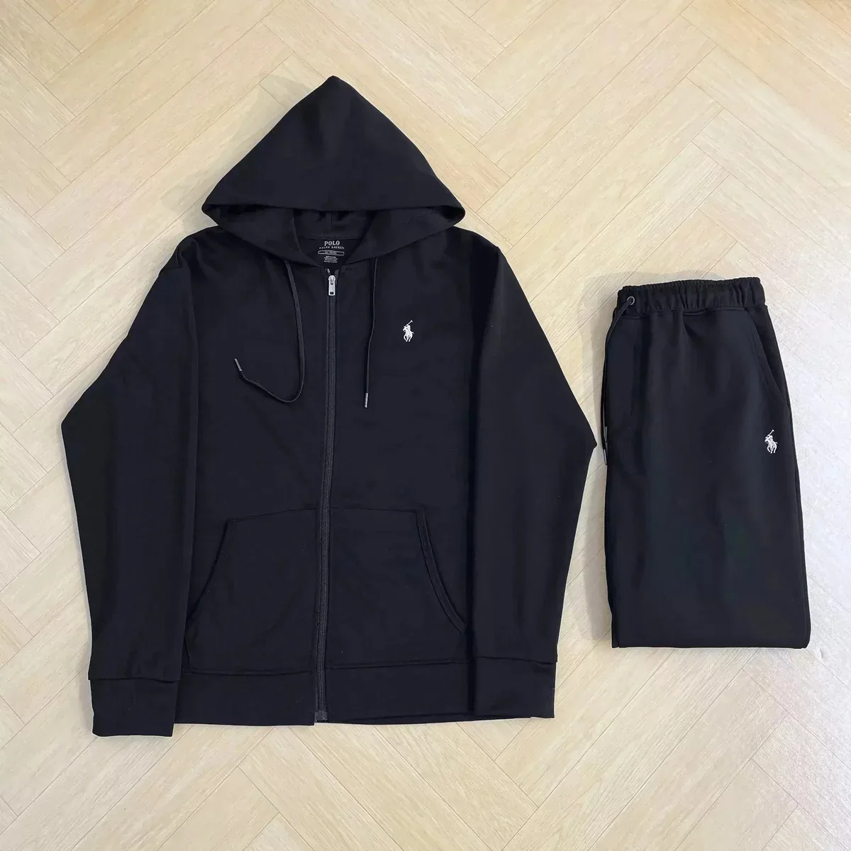 Polo Ralph Lauren Classic Logo Black Tracksuit Set