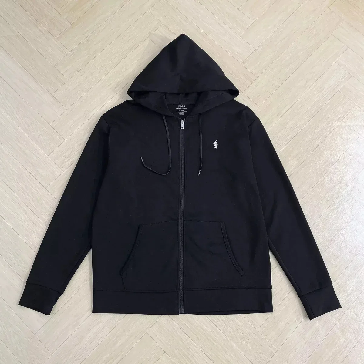 Polo Ralph Lauren Black Zip-Up Hoodie