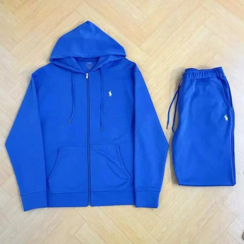 Polo Ralph Lauren Classic Logo Blue Tracksuit Set