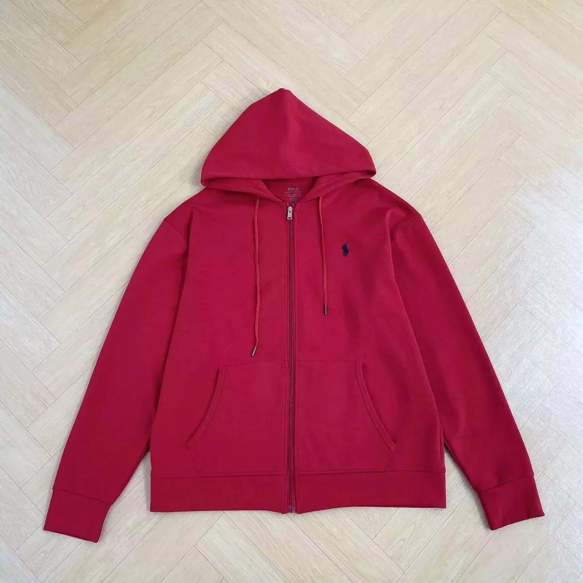 Polo Ralph Lauren Red Zip-Up Hoodie