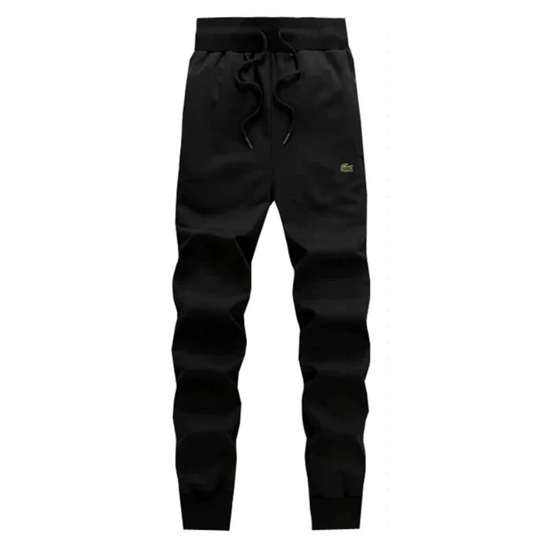 Lacoste Solid Black Sweatpants