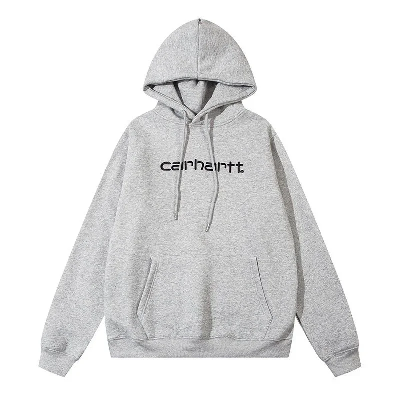 Carhartt BB-07 Grey Hoodie with Logo