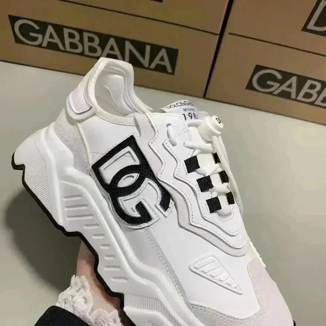 Dolce & Gabbana DG Logo White Sneakers