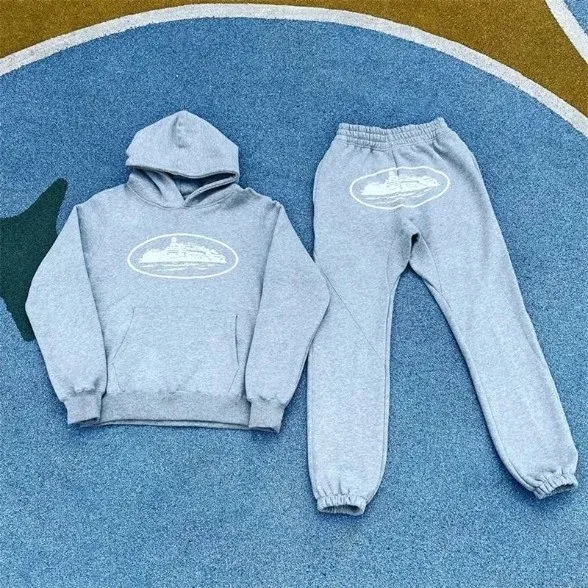 Grey '36 Blue' Co-ord Set with Boat Print
