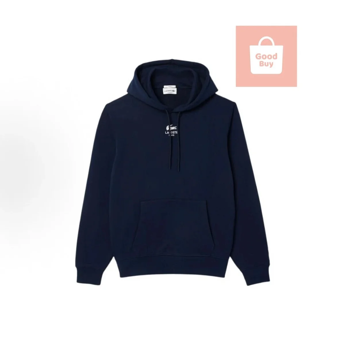 Lacoste Hoodie Navy Solid Sweatshirt