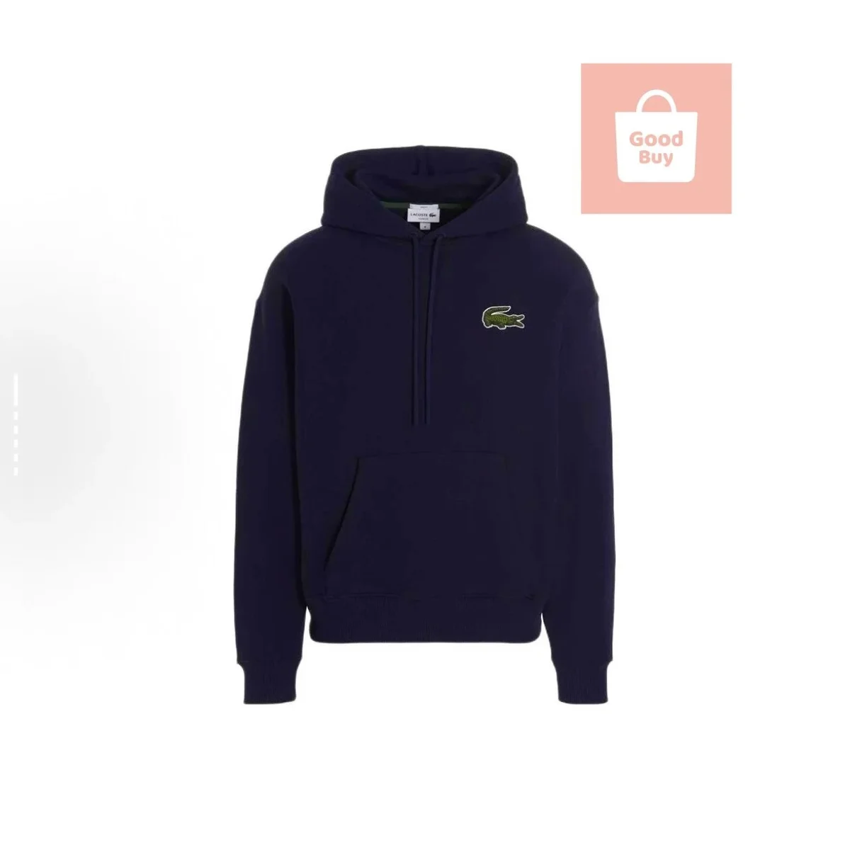 Lacoste Navy Crocodile Hoodie Sweatshirt
