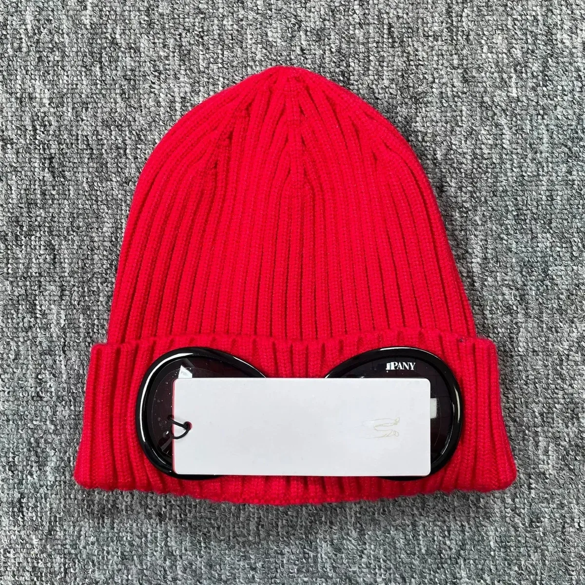 Red Solid Beanie Hat