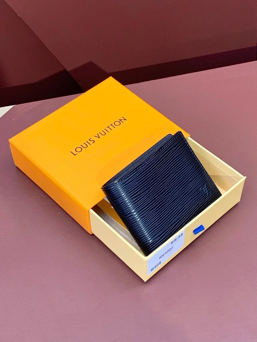 Louis Vuitton Epi Leather Wallet in Navy