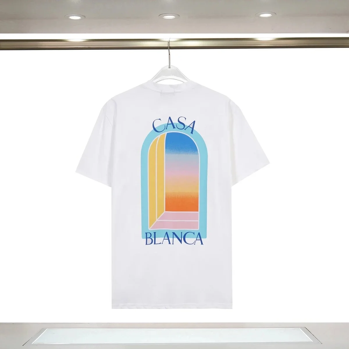 White Casa Blanca Graphic T-Shirt