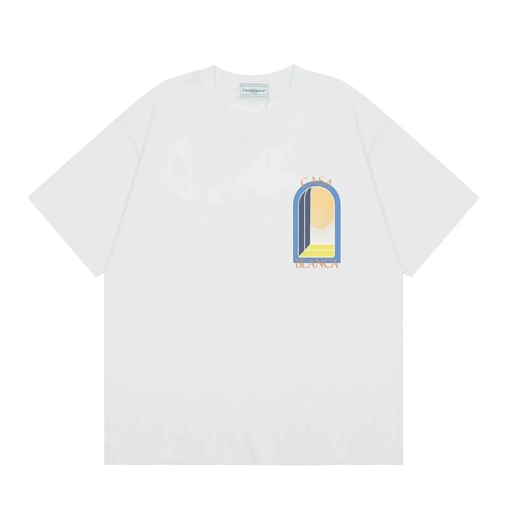 White Casa Blanca Graphic T-Shirt