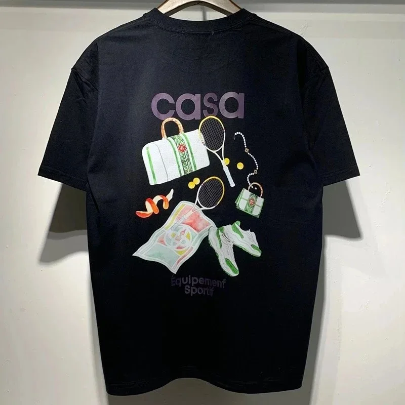 Black Casa Equipment Sportif T-Shirt