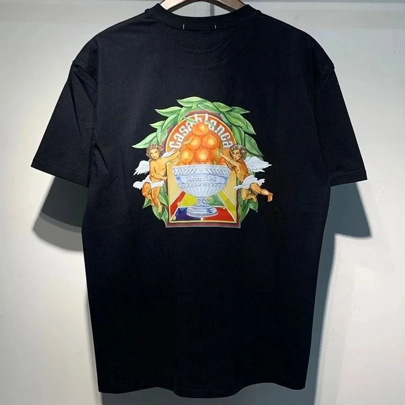 Black Casa Flora Print T-Shirt