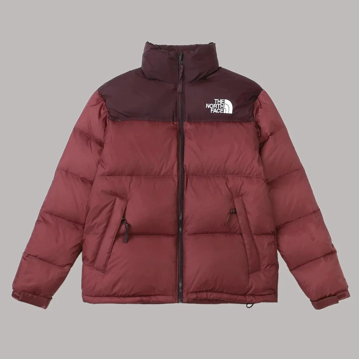 The North Face Nuptse Burgundy Parka