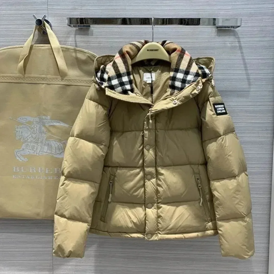 Burberry BUR021 Khaki Puffer Jacket