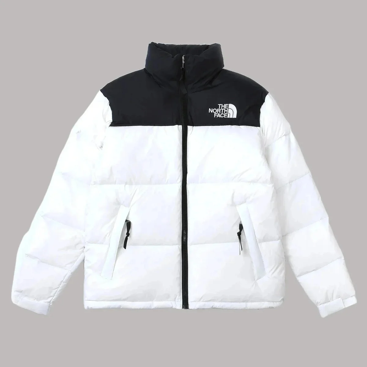 The North Face Nuptse White/Black Parka