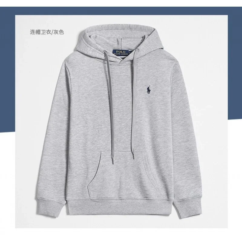 Polo Ralph Lauren Classic Logo Grey Hoodie