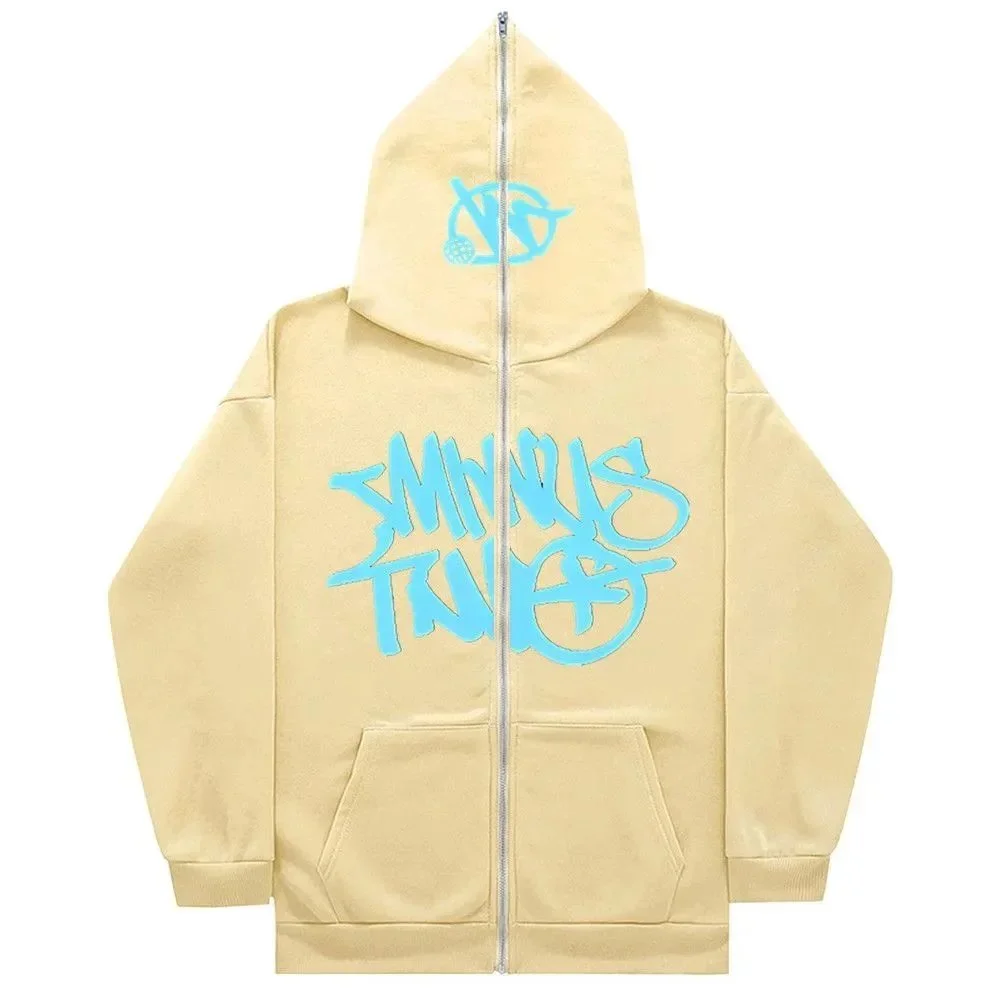 Unisex 28米黄色 SMNOUS TWEET Zip-Up Hoodie