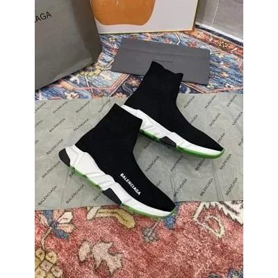 Balenciaga Speed Trainer Black/Green Sneakers