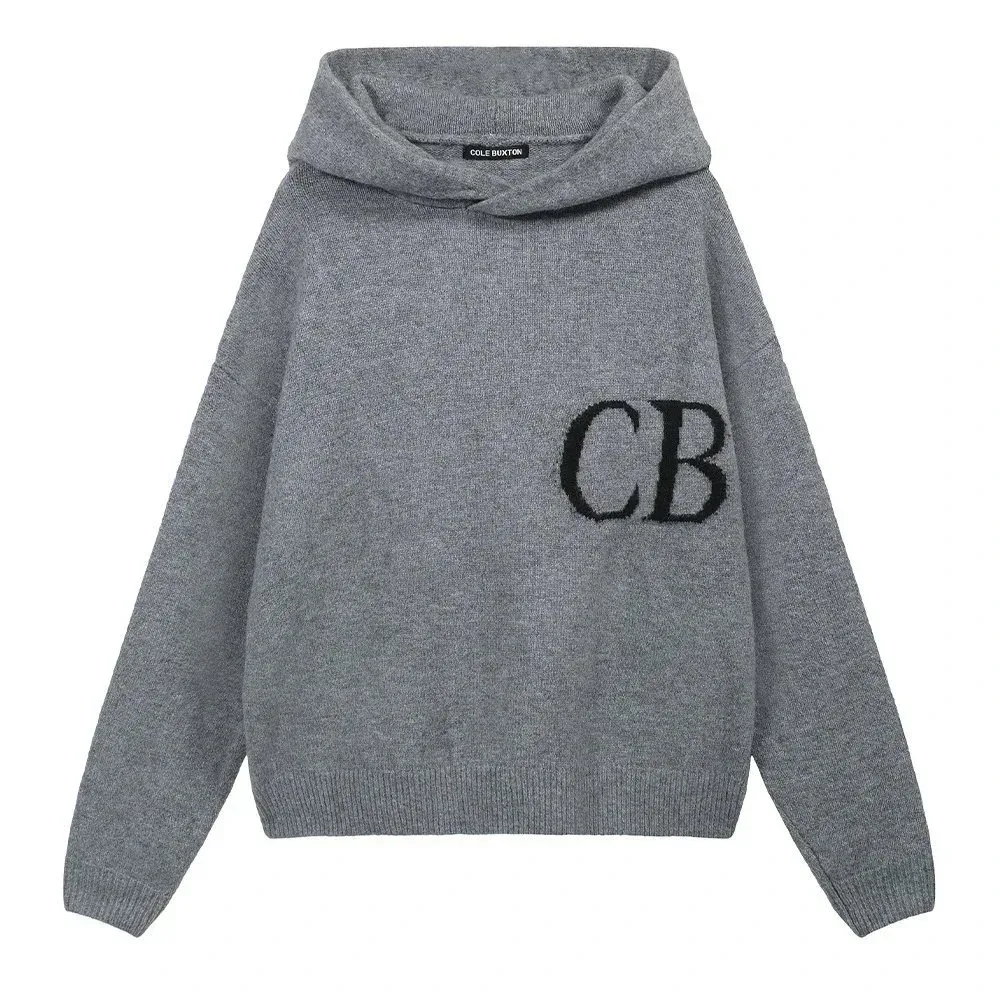 Cole Buxton CB Grey Hoodie Sweatshirt