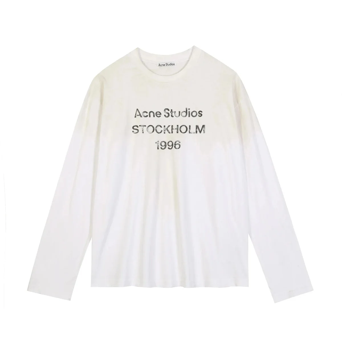 Acne Studios Stockholm 1996 White Long-Sleeve T-Shirt