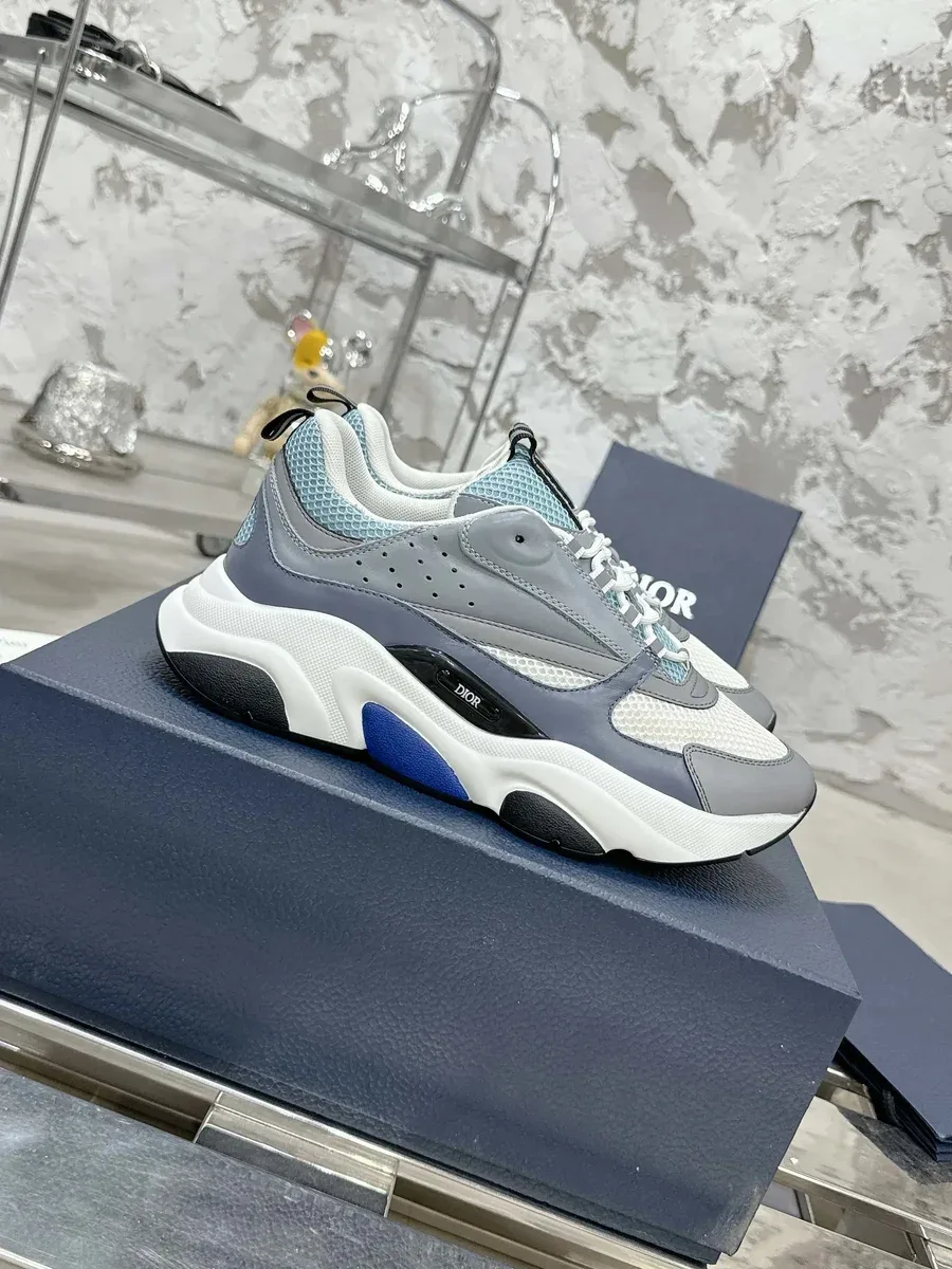 Dior Dior Book Tote Grey/Blue Sneakers