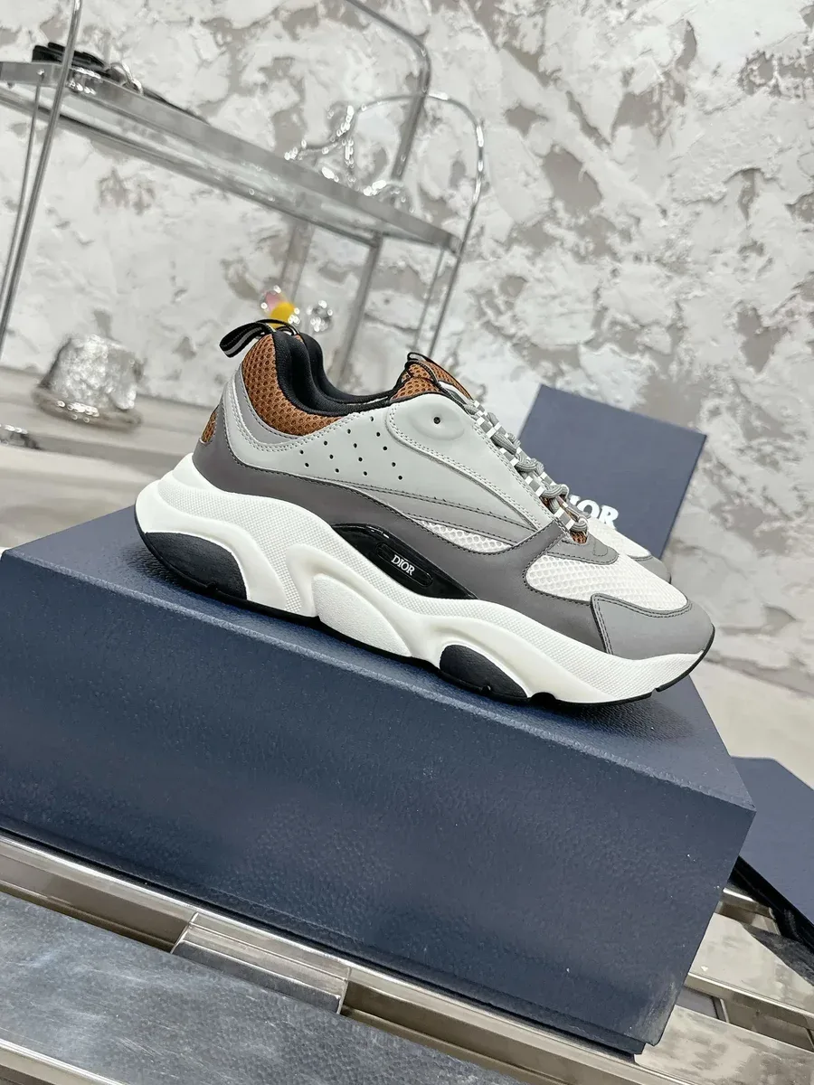 Dior Lady Dior Grey/Brown Sneakers