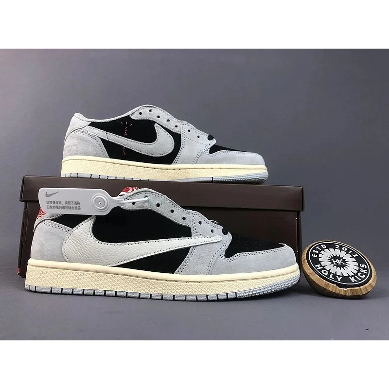 Nike Air Jordan 1 Low Grey/Black Sneakers