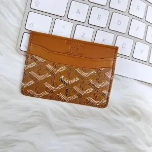 Goyard YARD Card Holder Brown