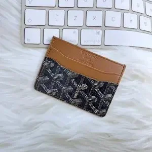 Goyard YARD Card Holder Black Monogram