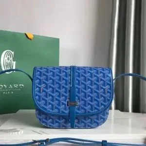 Goyard YARD Blue Monogram Satchel