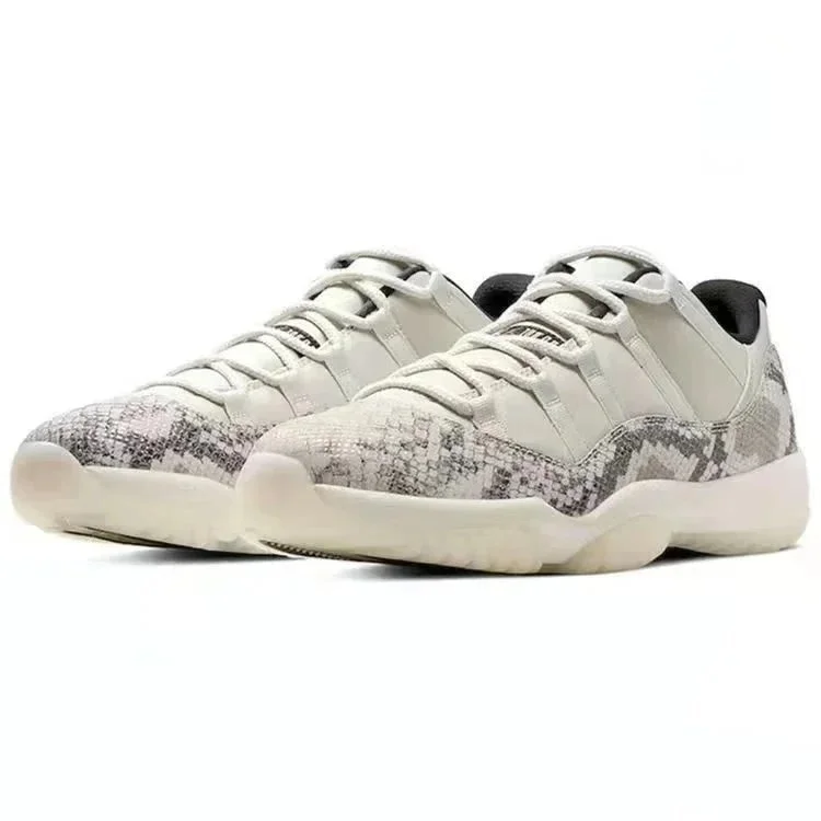 Nike Air Jordan 11 Low Snake Skin Sneakers