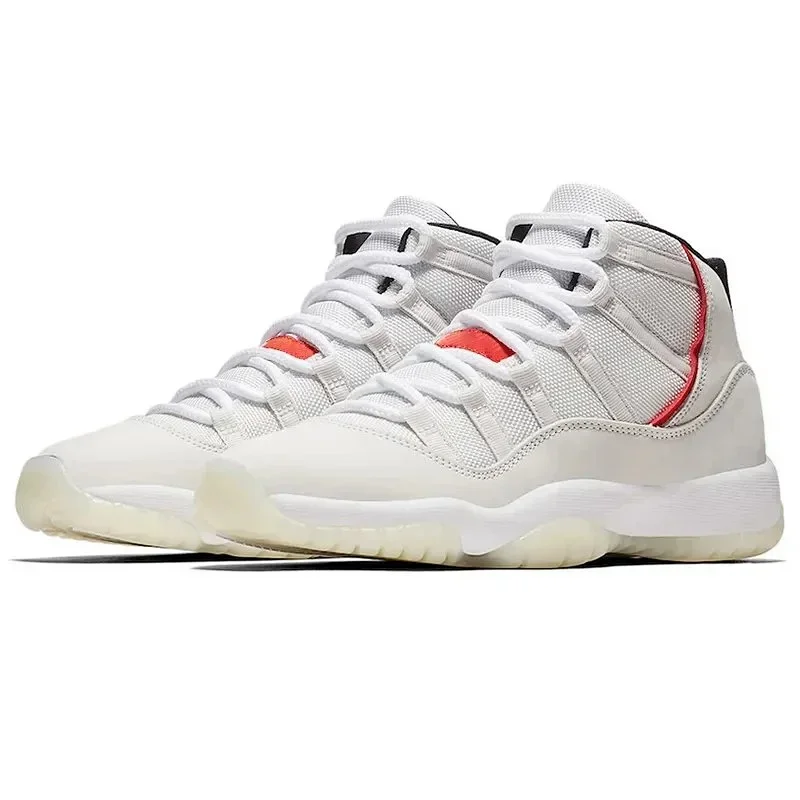 Nike Air Jordan 11 White/Infrared Sneakers