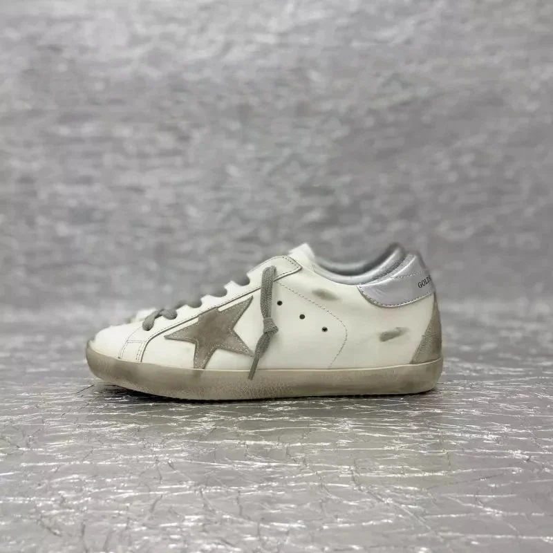 Golden Goose Super-Star White/Grey Sneakers
