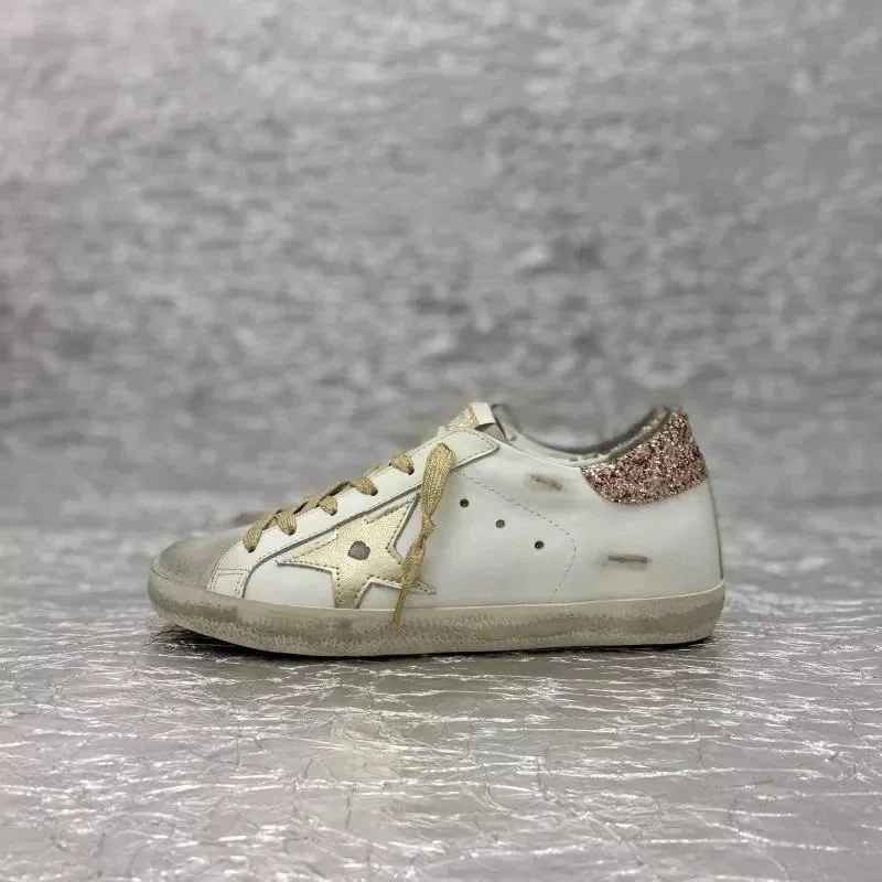Golden Goose Super-Star Gold Star White Sneakers