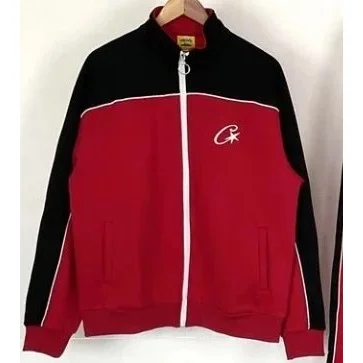 Color Block Track Jacket Red/Black