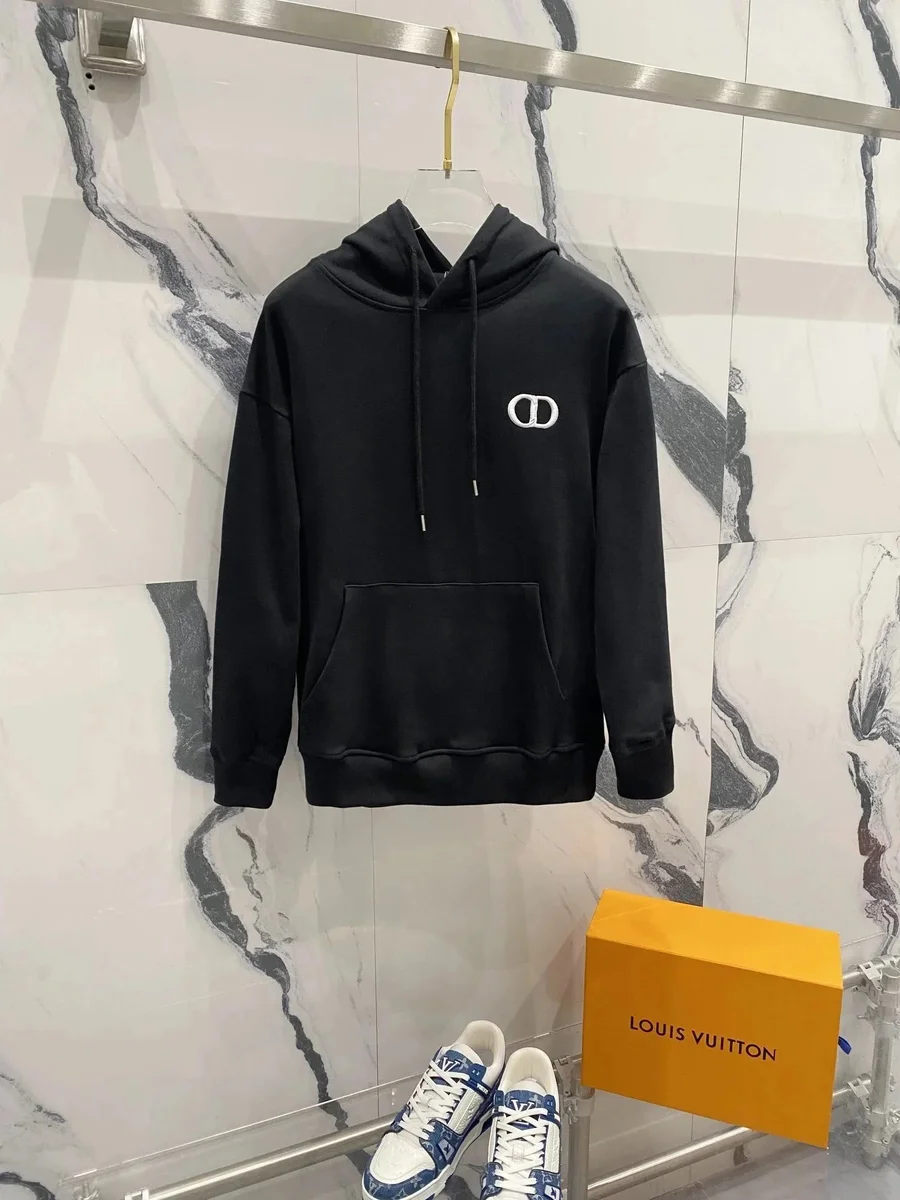 Dior Classic Logo Black Hoodie