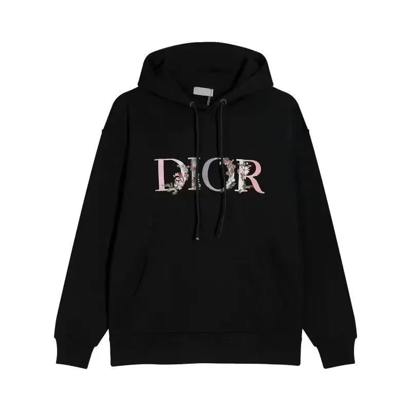 Dior Black Floral Dior Hoodie