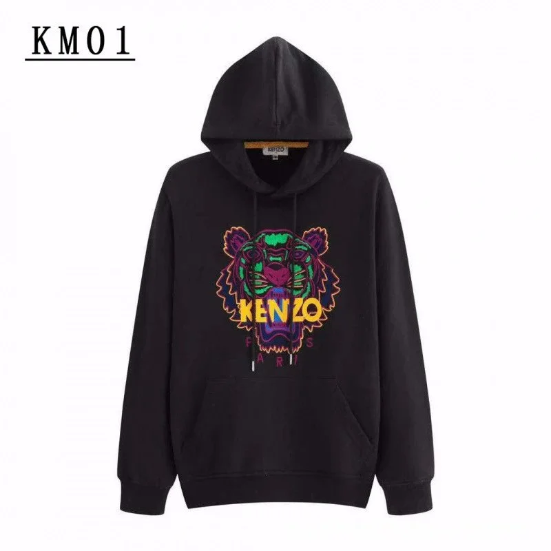 Kenzo Tiger Head Black Hoodie
