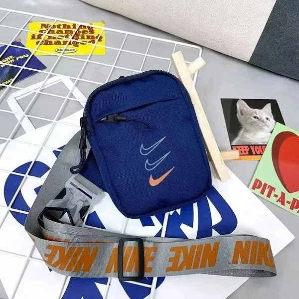Nike Blue Swoosh Crossbody Bag