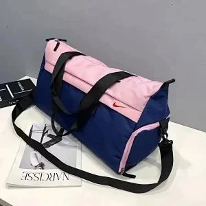 Nike Pink/Blue Duffle Bag