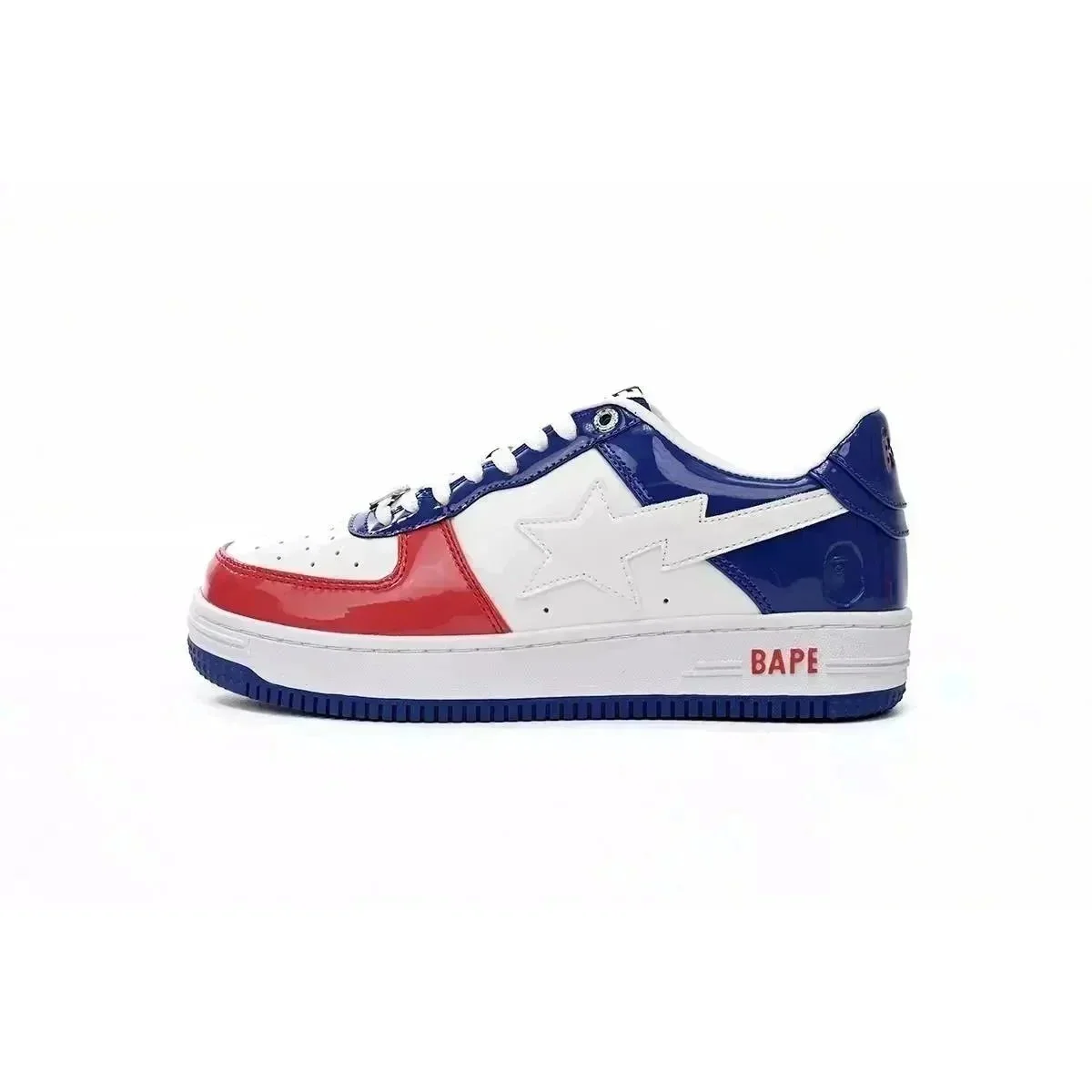 A Bathing Ape BAPE STA Red White Blue Sneakers