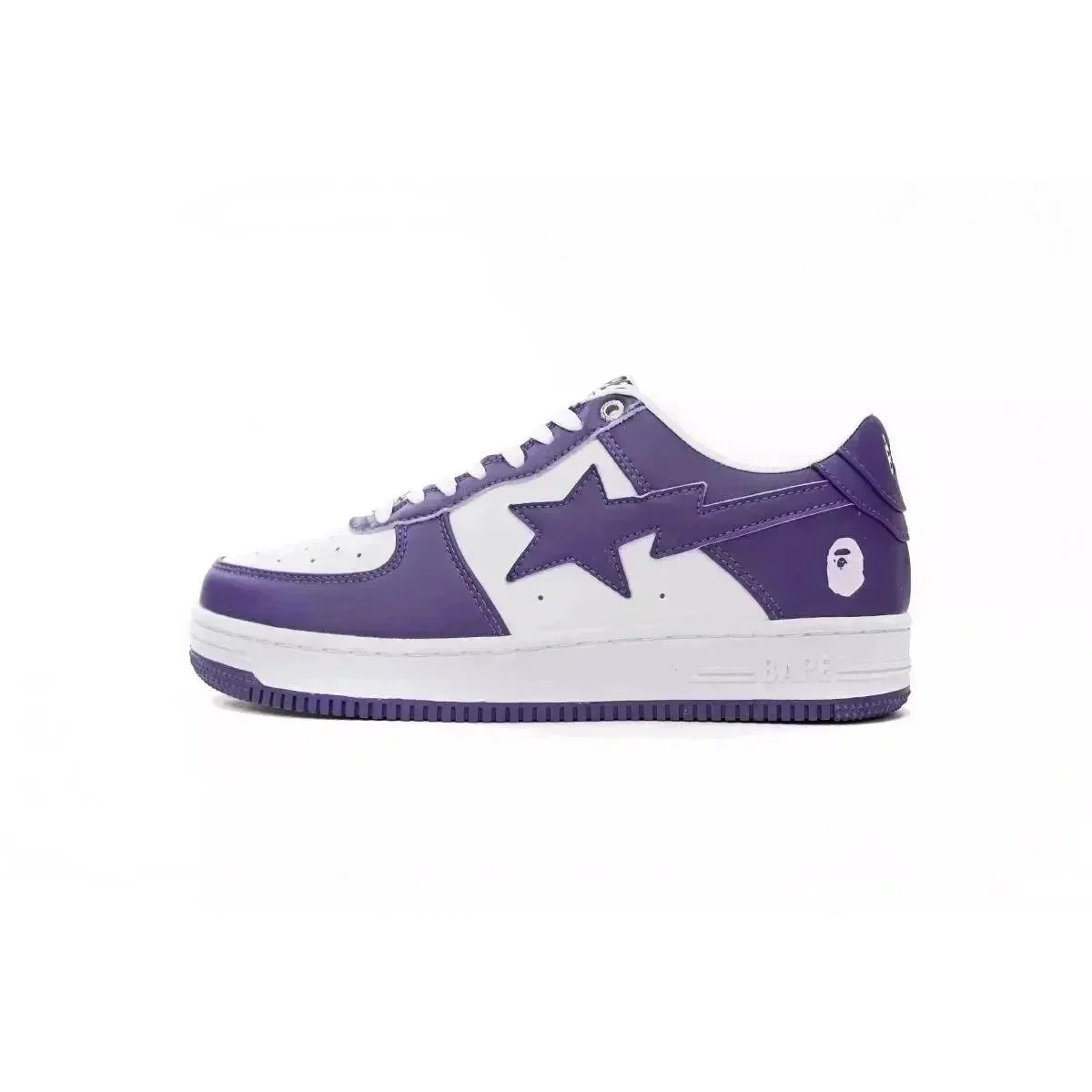 A Bathing Ape BAPE STA Purple White Sneakers