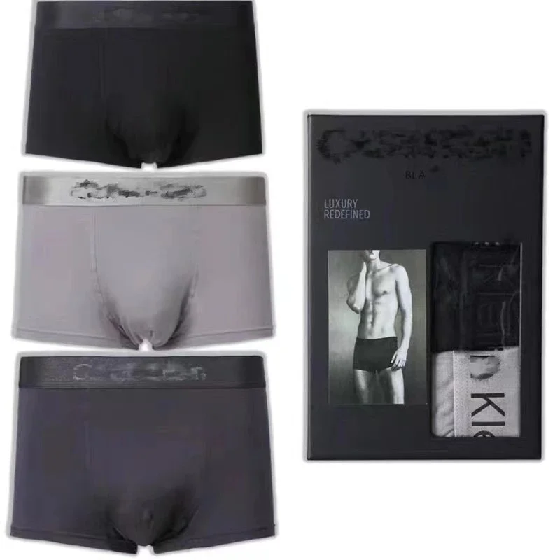 Calvin Klein Underwear 3-Pack Black & Grey Briefs