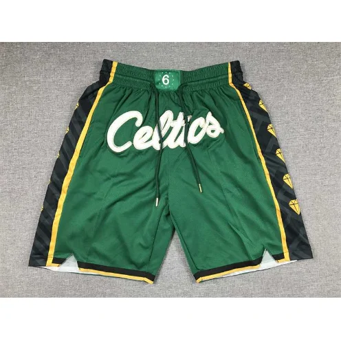Green Celtics Basketball Shorts