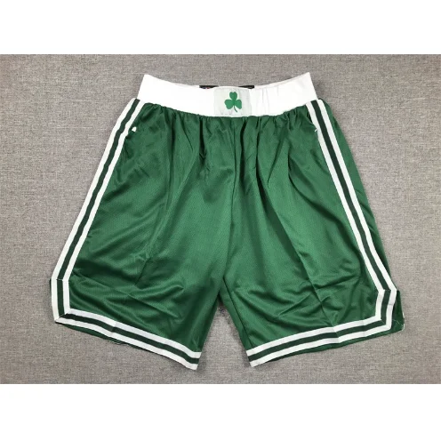 Green White Trim Basketball Shorts