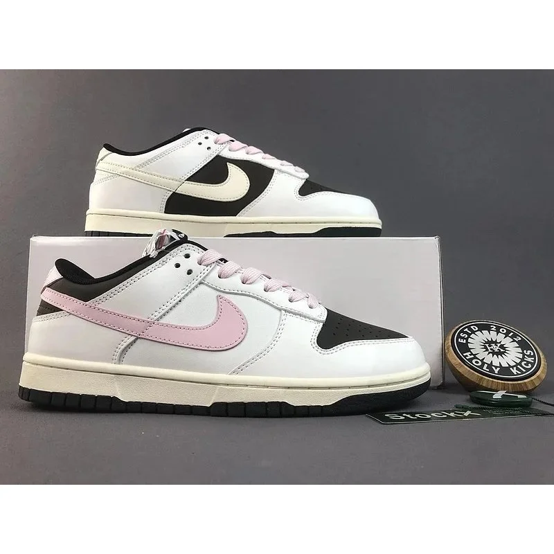 Nike Dunk Low Sail/Pink Black Sneakers