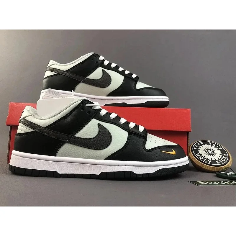 Nike Dunk Low Black/White/Gold Sneakers