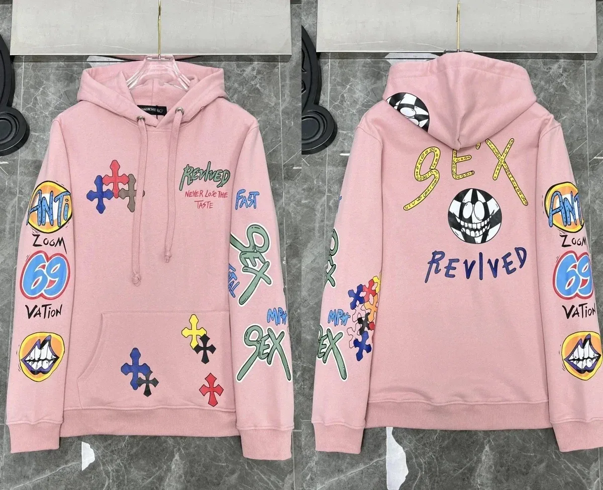 Unisex Pink BB-28 Hoodie with Graphic Print