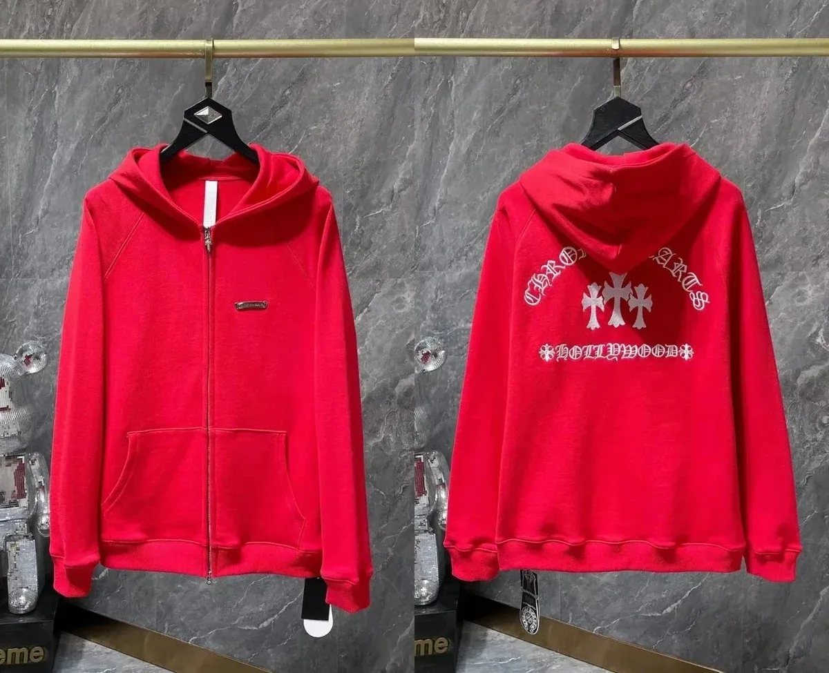Chrome Hearts Hollywood Red Hoodie