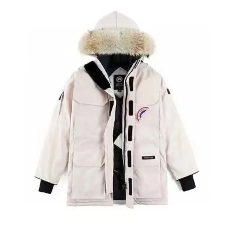 Canada Goose Expedition Parka Cream Winter Coat